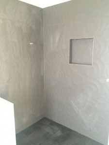 4th Bedroom Ensuite - 3D tile - the photo doesn't show it's true beauty 